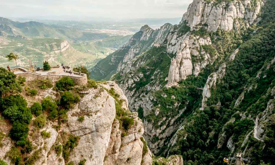 Mirador en Montserrat