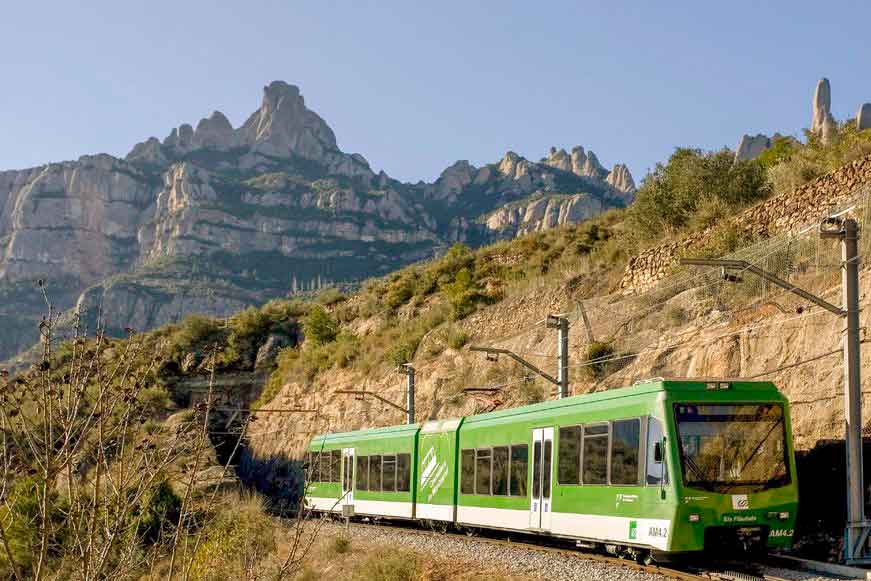 Tren cremallera Montserrat